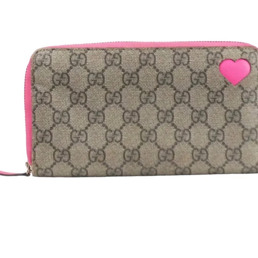 Gucci Pink and Brown Women's Wallet